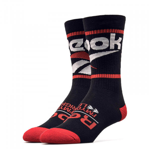 Reebok Socks CL Vector Crew Black Red
