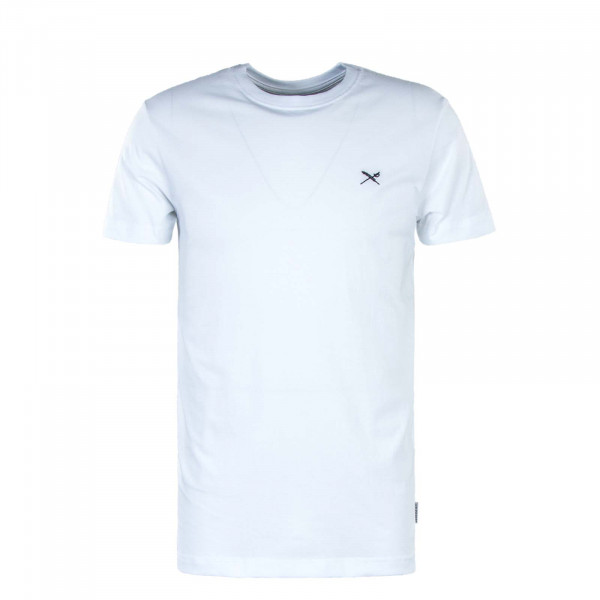 Herren T-Shirt - Mini Flag Emb 2 - White
