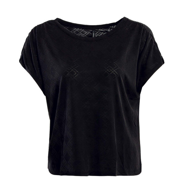 Damen T-Shirt - Free Life Structure Modal - Black