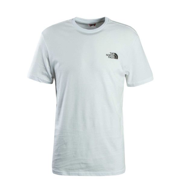 Herren T-Shirt Simple Dome White