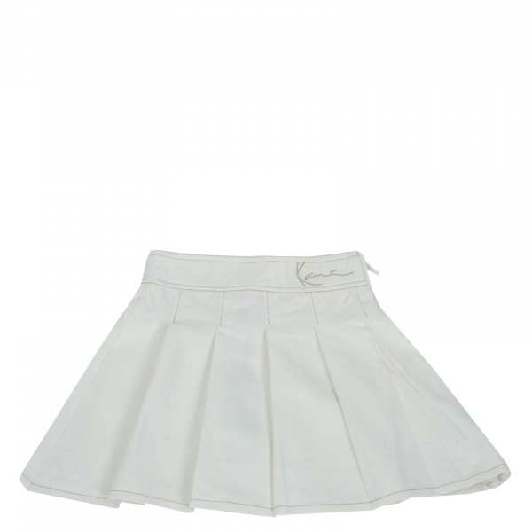 Damen Rock - Twill Tennis Skirt - White