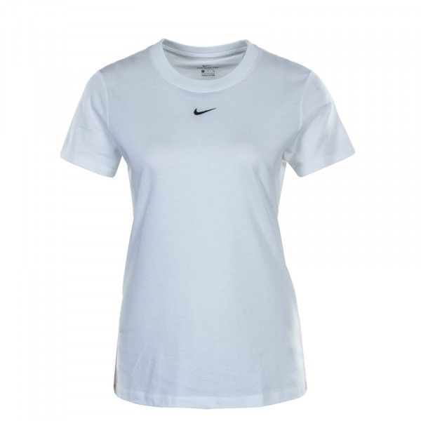 Damen T-Shirt Essential Crew White Black