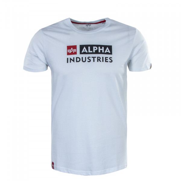 Herren T-Shirt - Block Logo - White