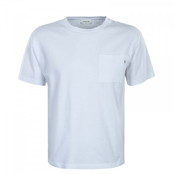 Herren T-Shirt - Bob Pocket Bright - White