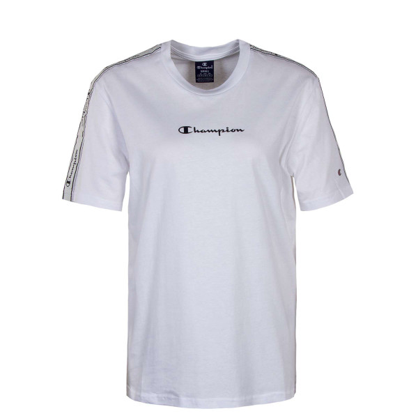 Damen T-Shirt - Crewneck Tape 217189 - White