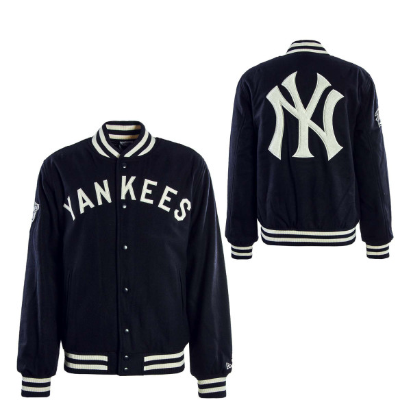 Herren Bomberjacke - MLB Patch Varsity Jacket NY Yankees - Navy