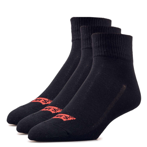 Unsiex Socken - 3er-Pack Mid Cut Batwing Logo - Black