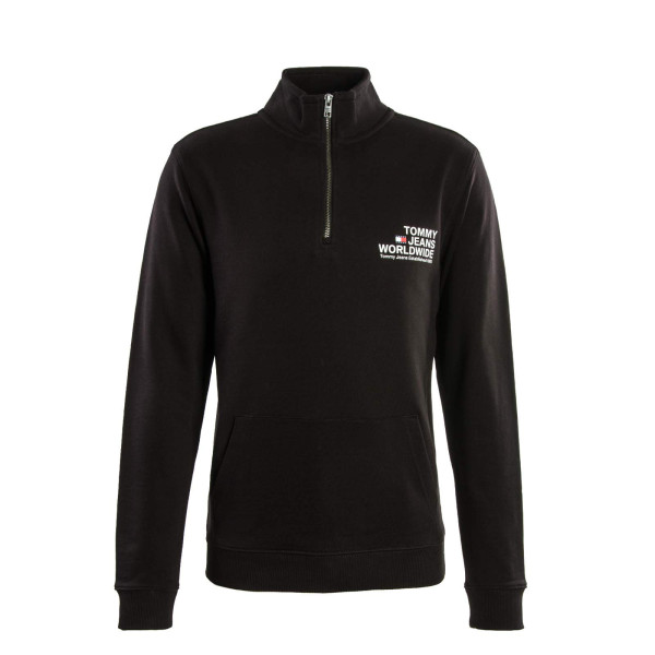 Herren Sweatshirt - Reg Entry Graphic Half Zip - Black